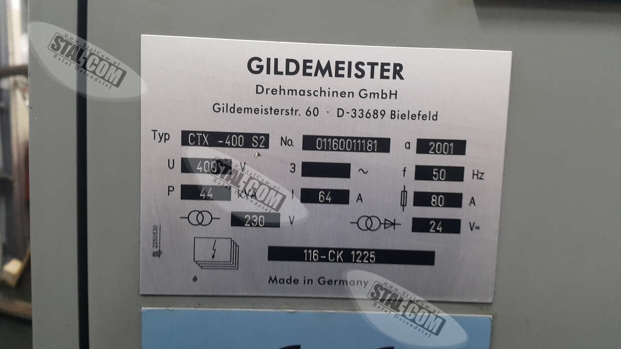 Gildemeister CTX 400 V3